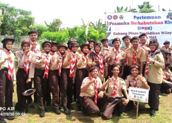Ratusan Pramuka Berkebutuhan Khusus Pangkalan SLB Banyumas dan Cilacap Ikuti PPBK