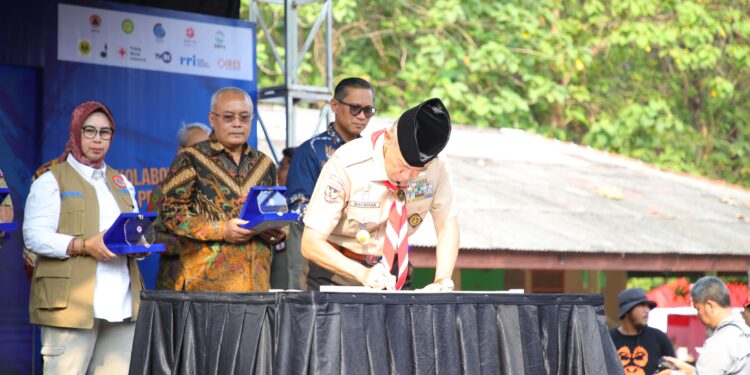 18 Lembaga Termasuk Kwarnas Deklarasikan Forum Kolaborasi Pemuda untuk Pengurangan Risiko Bencana