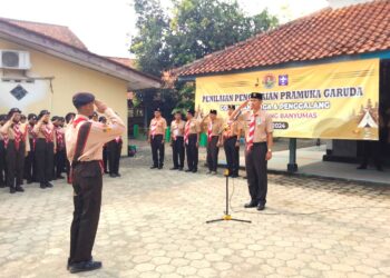 Kwartir Ranting Banyumas Gelar Ujian Pramuka Garuda