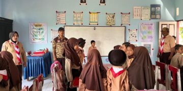 Pramuka SD Inpres 3/77 Masago dibekali Sejarah Kepramukaan Indonesia