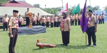 Acara KMD Gelombang I Dinas Pendidikan Kota Medan Dibuka Langsung Oleh Sekretaris Kwarcab Kota Medan