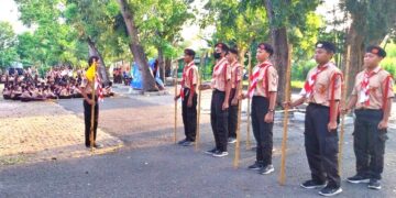 Ratusan Penggalang Tunjukkan Keterampilan dan Kecakapannya di LT-III Kwarcab Bantul 2024