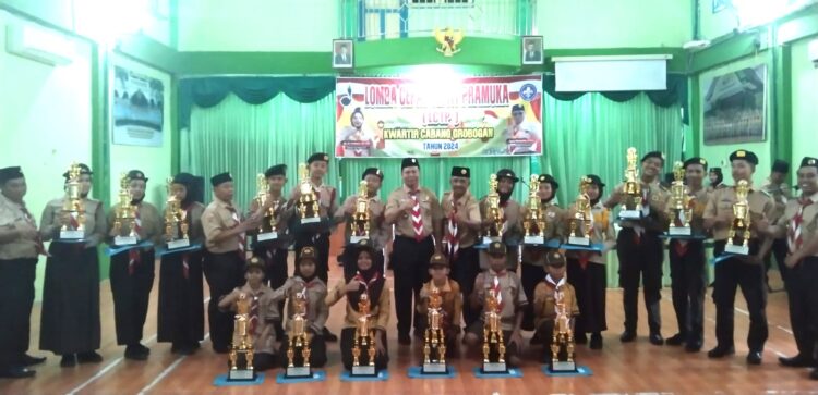 Kwarcab Grobogan Gelar Lomba Cepat Tepat Pramuka 2024