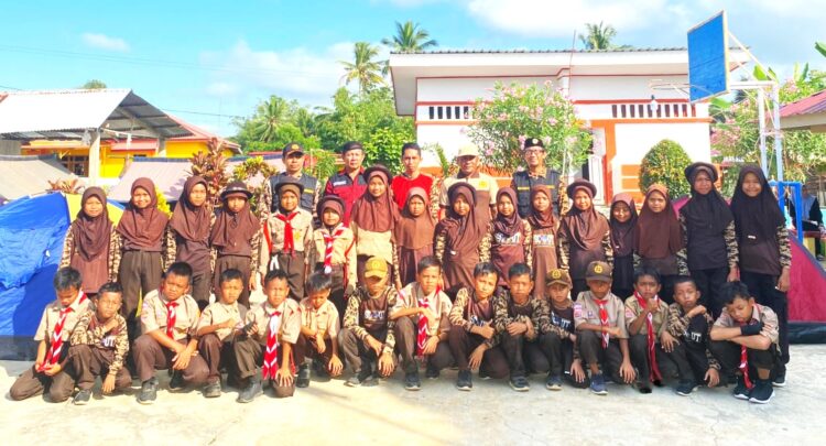 Luar biasa, Pramuka Penggalang SD Inpres 5/81 Pationgi dan SD Inpres 12/79 Pationgi Jalani Latihan Gabungan (Latgab) dan Persami