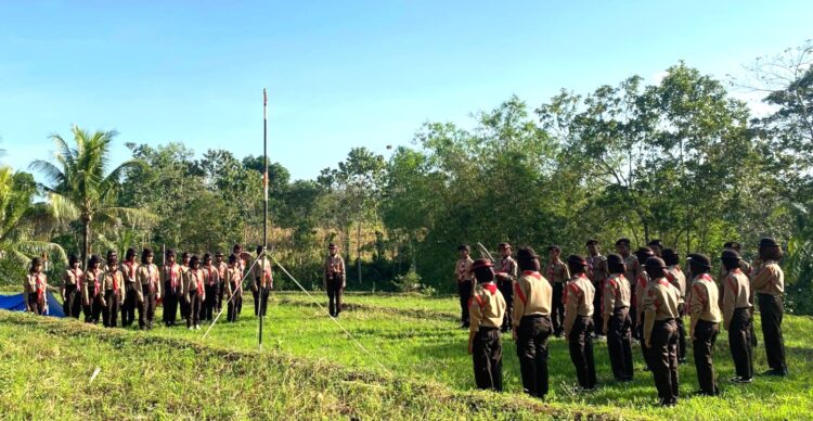 Regu Tangguh SMPN 1 Lappariaja Diharapkan Terbentuk Melalui Perkemahan