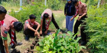 Pramuka Saka Wanabakti Banyuwangi Asah Kecakapan Khusus Perbenihan, Cinta Lingkungan Sejak Dini