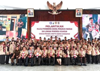 Ketua Kwarda Jawa Tengah Melantik Kamabicab Karanganyar