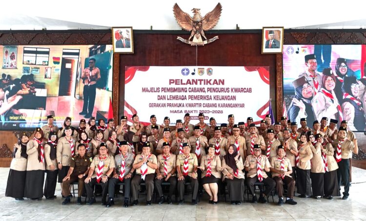 Ketua Kwarda Jawa Tengah Melantik Kamabicab Karanganyar