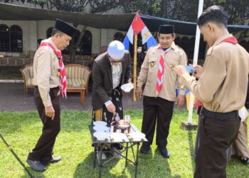 Memperingati Hari Santri Nasional Pramuka, Pondok Pesantren Al Kausar Al Akbar Menggelar Perkemahan Sabtu Ahad (Persahad)