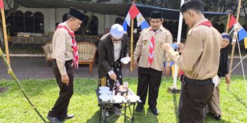 Memperingati Hari Santri Nasional Pramuka, Pondok Pesantren Al Kausar Al Akbar Menggelar Perkemahan Sabtu Ahad (Persahad)