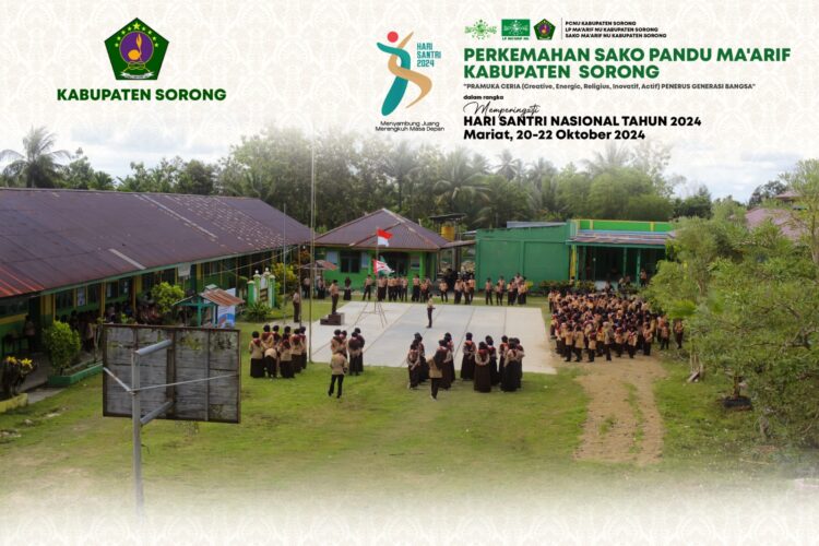 Peringati Hari Santri Nasional, Sako Pramuka Ma’arif NU Gelar Apel dan Kirab Santri