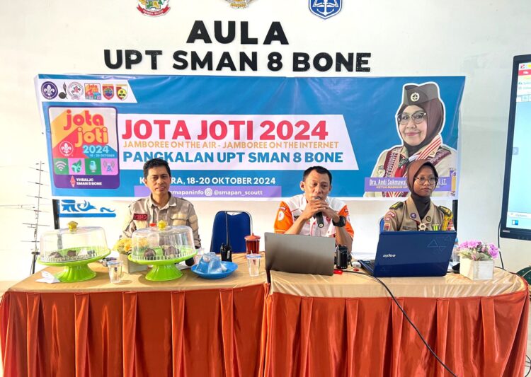 Mengenal Komunikasi Satelit di Pra Jota Joti UPT SMAN 8 Bone