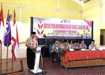 Tingkatkan Jumlah Pembina, Kwartir Cabang Grobogan Gelar Kursus Mahir Lanjutan Penegak