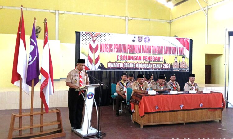 Tingkatkan Jumlah Pembina, Kwartir Cabang Grobogan Gelar Kursus Mahir Lanjutan Penegak