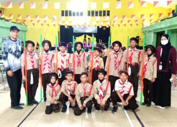 Pramuka Penggalang Gudep SD Inpres 3/77 Panyula Berpartisipasi dalam Lobak Galang VI Se-Bosowa