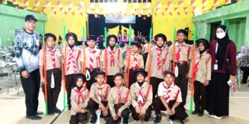 Pramuka Penggalang Gudep SD Inpres 3/77 Panyula Berpartisipasi dalam Lobak Galang VI Se-Bosowa