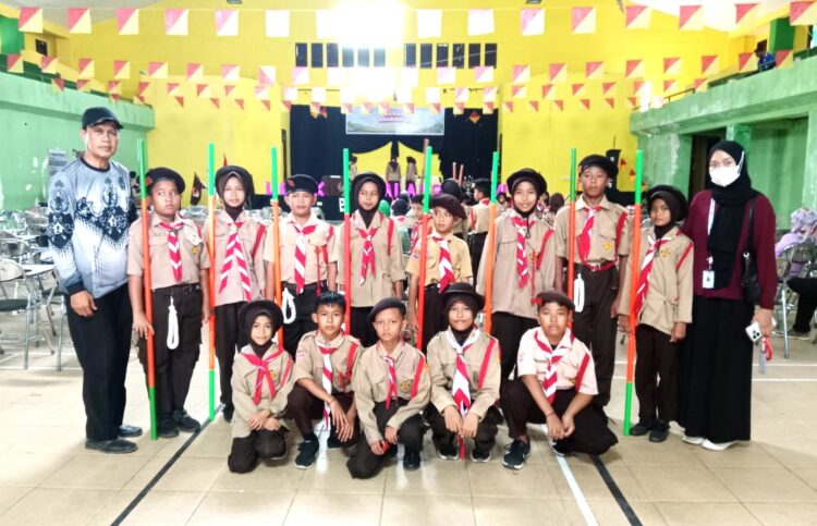 Pramuka Penggalang Gudep SD Inpres 3/77 Panyula Berpartisipasi dalam Lobak Galang VI Se-Bosowa