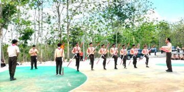 Ratusan Peserta dari 15 Kwarran Meriahkan Lomba Galang Gunungkidul Tahun 2024