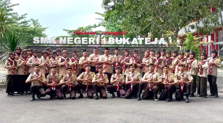 Persiapkan Calon Pramuka Penegak Garuda, Kwarran Bukateja Gelar Latihan Gabungan