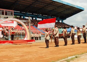 Luar Biasa, 16.901 Pramuka Banyumas Dilantik Jadi Pramuka Garuda