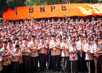 Kadispora Buka Kemah Garuda, Ajak Pramuka Jadi Teladan