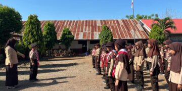 Pramuka Penggalang SD Inpres 3/77 Masago, Asiknya Belajar Sambil Bermain