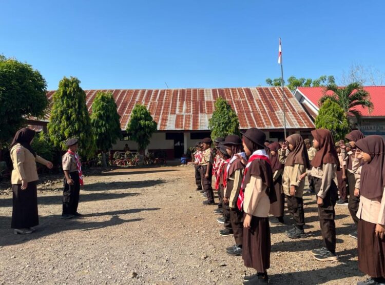 Pramuka Penggalang SD Inpres 3/77 Masago, Asiknya Belajar Sambil Bermain