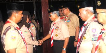 Ketua Kwartir Daerah Gerakan Pramuka Sumatera Utara Menutup Kursus Pelatih Pembina Pramuka Tingkat Lanjut (KPL)