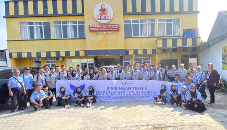 45 Pramuka Kunjungi Tempat Usaha Keripik Shinta Dan Peternakan Sapi