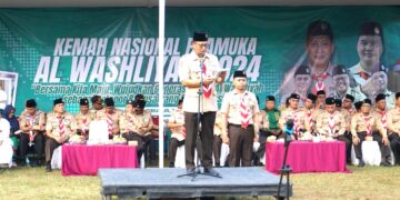 Ketua Kwarnas Membuka Kemah Nasional Pramuka Al Washliyah