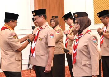 Ketua Kwarnas Melantik Pengurus Saka BPOM Periode 2024-2029