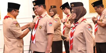 Ketua Kwarnas Melantik Pengurus Saka BPOM Periode 2024-2029