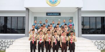 Saka Bahari Kwarda Sumatera Utara  Berpartisipasi Dalam Pembinaan Pembentukan Karakter Maritim 2024