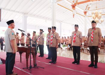 Ketua Kwarda Jatim Lantik Penjabat Bupati Pasuruan Sebagai Ketua Mabicab
