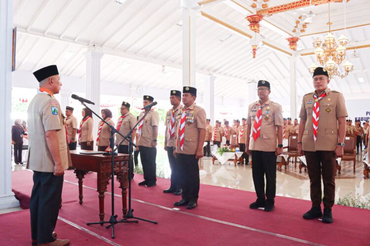 Ketua Kwarda Jatim Lantik Penjabat Bupati Pasuruan Sebagai Ketua Mabicab