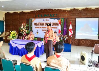 Pramuka Peduli Kwarcab Karanganyar Gelar Pelatihan Dapur Umum