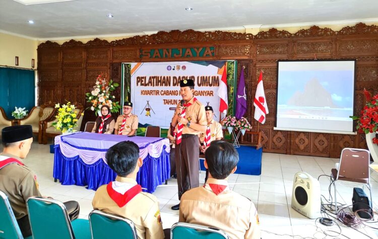 Pramuka Peduli Kwarcab Karanganyar Gelar Pelatihan Dapur Umum
