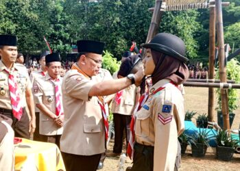 Buka Lomba Sigma Scout Competition Di Gudep Al Kautsar, Ini Pesan Ketua Kwarda Lampung