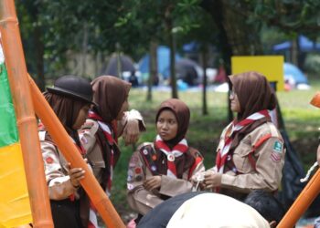 KEMENTERIAN AGAMA RI MENGGELAR KEMAH PRAMUKA MADRASAH NASIONAL TAHUN 2024 DI BUPERTA.