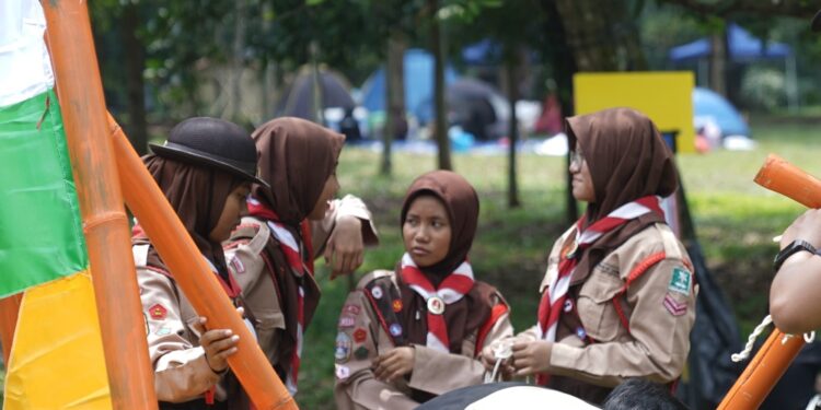 KEMENTERIAN AGAMA RI MENGGELAR KEMAH PRAMUKA MADRASAH NASIONAL TAHUN 2024 DI BUPERTA.