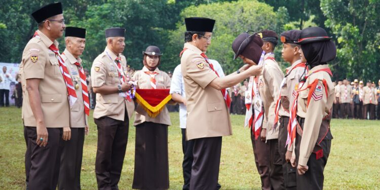 Kwarnas dan Kemenag Gelar Kemah Pramuka Madrasah Nasional 2024 di Cibubur