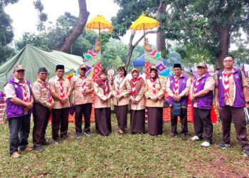 Wujud Dukungan dan Apresiasi Kakanwil Kemenag Bali Kunjungi Tenda Kontingen Daerah Bali di KPMN 2024 Cibubur