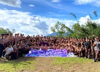 Pramuka Racana Alfa Omega Institut Agama Kristen Negeri (IAKN) Manado Mengikuti Kegiatan Nature’s Wonders Camp 2024