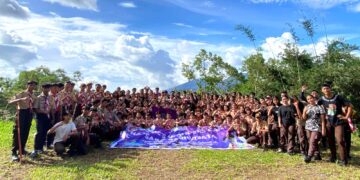 Pramuka Racana Alfa Omega Institut Agama Kristen Negeri (IAKN) Manado Mengikuti Kegiatan Nature’s Wonders Camp 2024