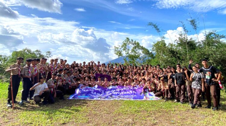 Pramuka Racana Alfa Omega Institut Agama Kristen Negeri (IAKN) Manado Mengikuti Kegiatan Nature’s Wonders Camp 2024