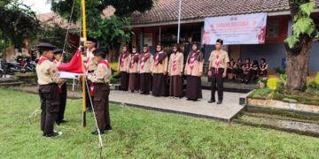 Tingkatkan Kolaborasi, Pembina Kwarran Kedungbanteng Gelar Latihan Bersama