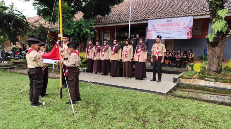 Tingkatkan Kolaborasi, Pembina Kwarran Kedungbanteng Gelar Latihan Bersama