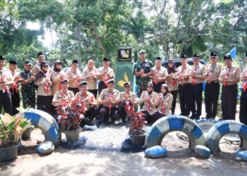 Ketua Kwardasu Resmikan Tugu Bela Negara, Tanamkan Sikap Bela Negara sebagai Wujud Kecintaan