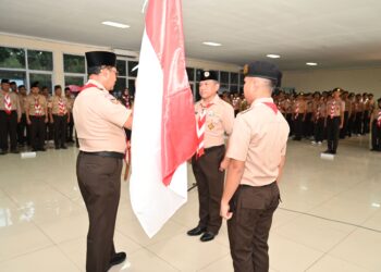 Ketua Kwarnas Lepas Kontingen Pramuka ke Jambore Malaysia dan IUMS Peace Jambore 2024