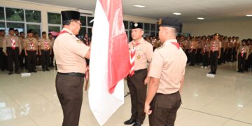 Ketua Kwarnas Lepas Kontingen Pramuka ke Jambore Malaysia dan IUMS Peace Jambore 2024